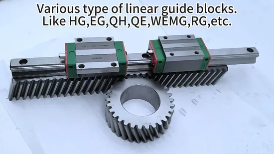 Linear Guide Carriages Rail Hgr 25 for Laser Engraving Machine